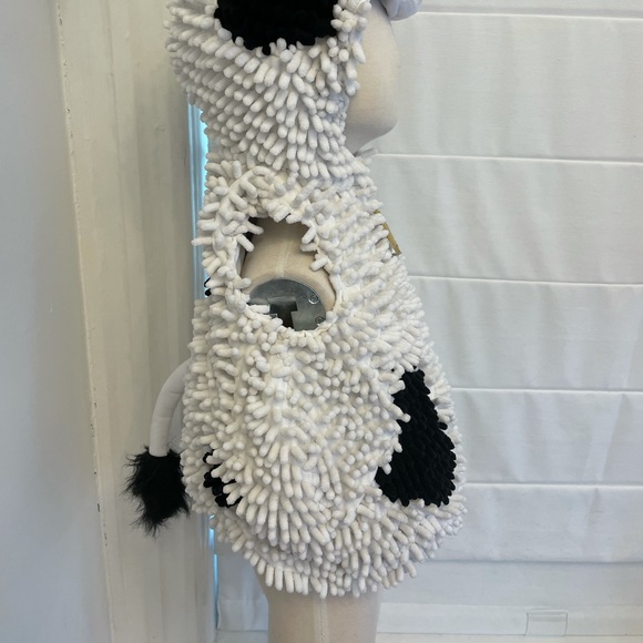 Baby Cow Complete Costume Horns Tail Hooves Chenille Boys Girls Soft Toddler NEW - Picture 4 of 8